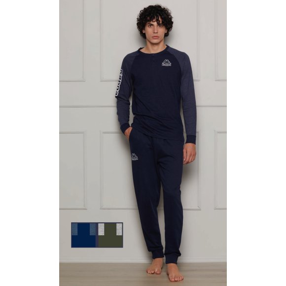 KAPPA - PIGIAMA UOMO IN COTONE COD.KMS25401 - COLORI ASSORTITI