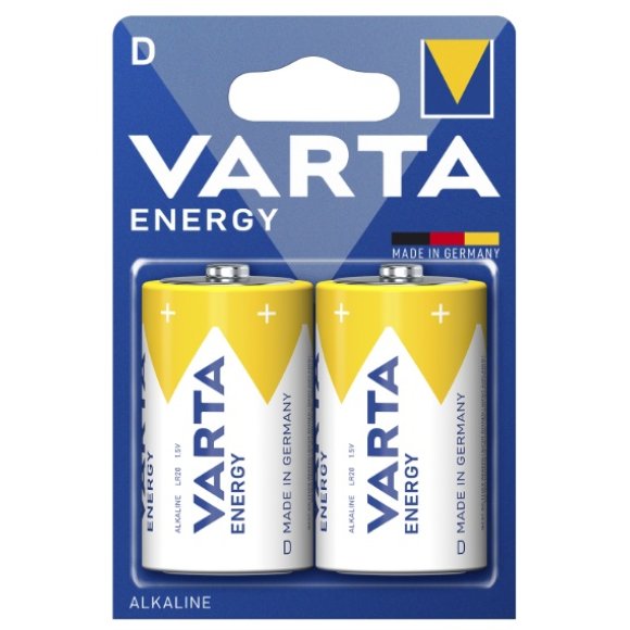 VARTA PILA TORCIA 2 PEZZI ALKALINE