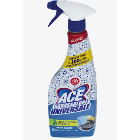 ACE Spray sgrassatore universale lime e menta piperita, 600 ml