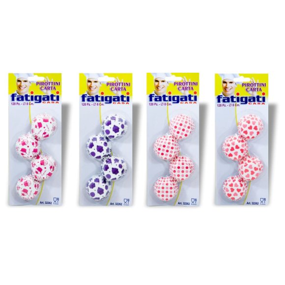 PIROTTINI IN CARTA 8 CM - COLORI ASSORTITI