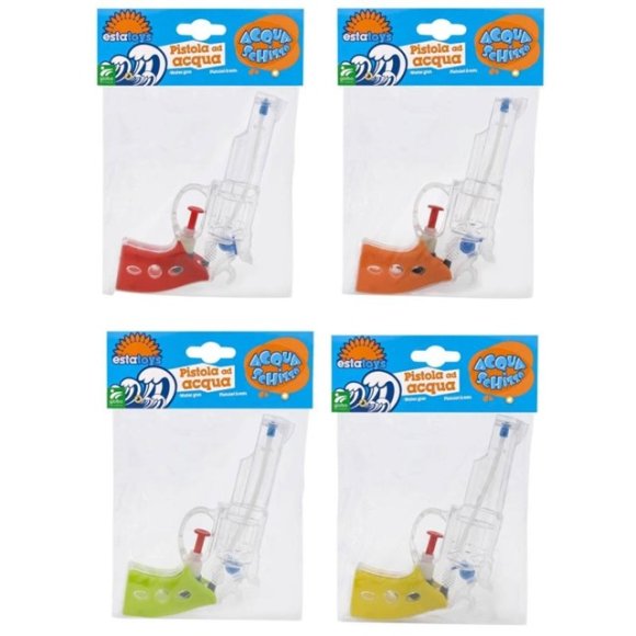 PISTOLA ACQUA TRASPARENTE - COLORI ASSORTITI