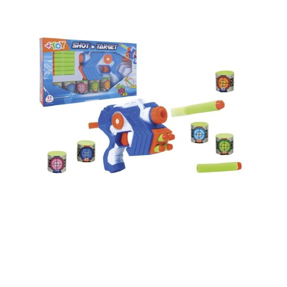 PISTOLA 6 PROIETTILI SOFFICI 37952