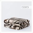 RIVIERA - PLAID SINGOLO "HYGGE" - ANIMALIER ZEBRA 