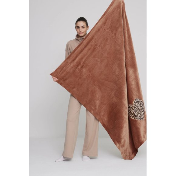 NOIDINOTTE - PLAID CORAL FLEECE COD.BC920AB - 150X190 CM