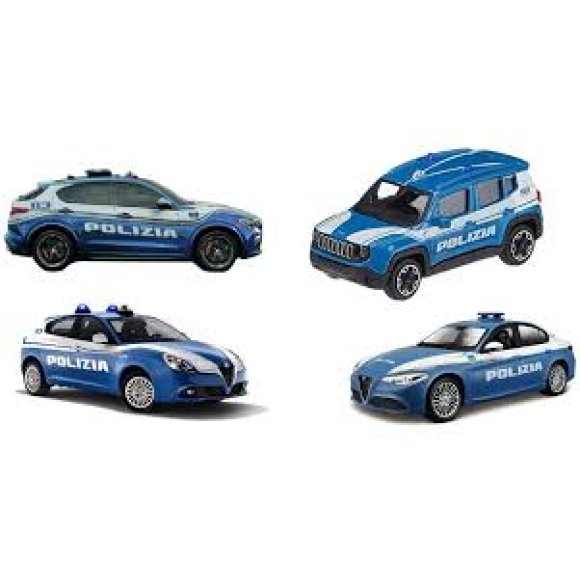BBURAGO AUTO POLIZIA 1:24