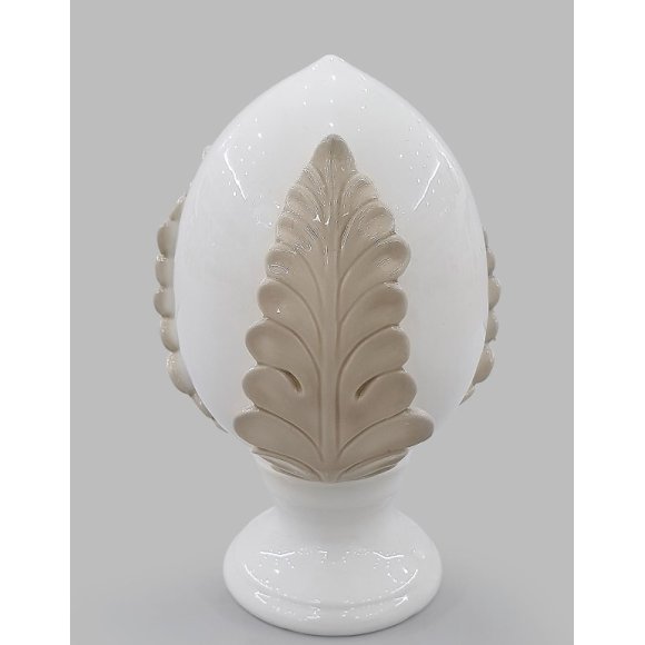 PUMO 22 CM - BIANCO E TORTORA