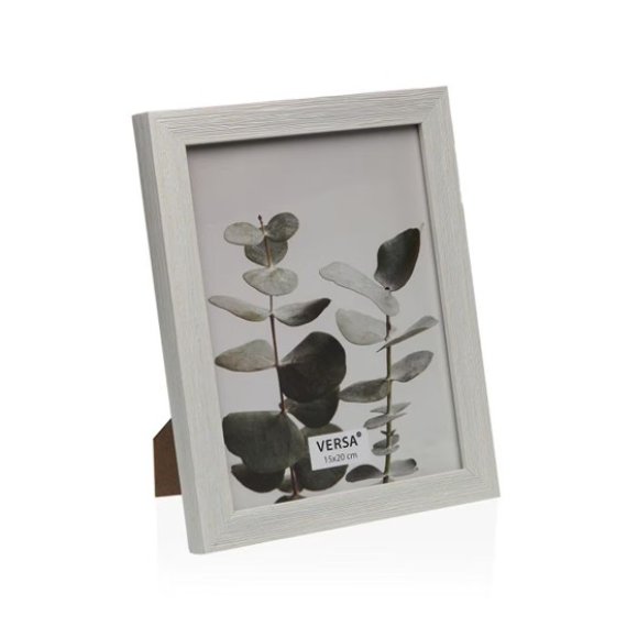 CORNICE PORTAFOTO IN LEGNO 15x20 CM - BIANCO