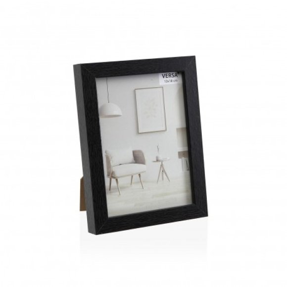 CORNICE PORTAFOTO LEGNO SCURO 13X18
