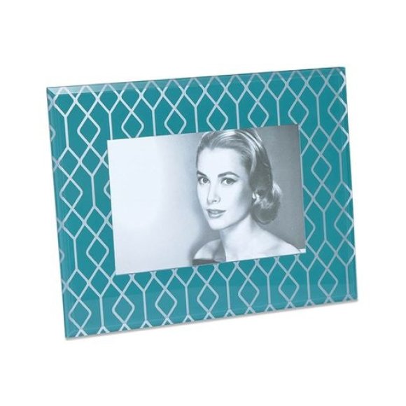 CORNICE PORTAFOTO CON DECORAZIONE ROMBI