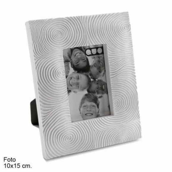 CORNICE PORTAFOTO 10X15 "ONDA" - BIANCO