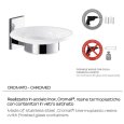 PORTA SAPONE "MAINE" IN ACCIAIO INOX