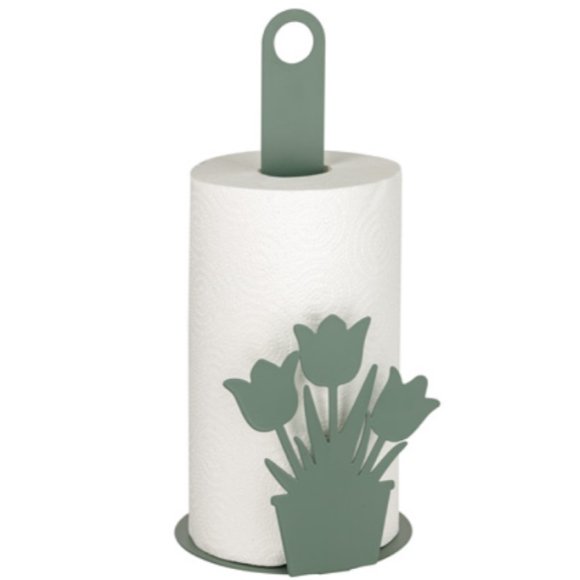 PORTASCOTTEX METALLO TULIPANI - VERDE