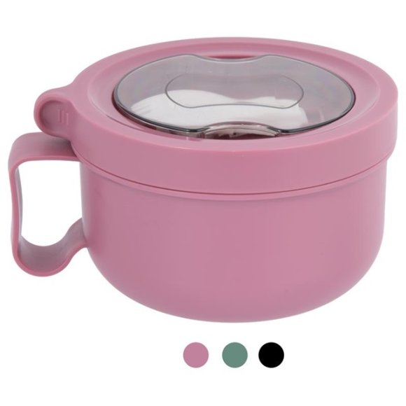 PORTAVIVANDE TERMICO CON POSATA 850 ML - COLORI ASSORTITI
