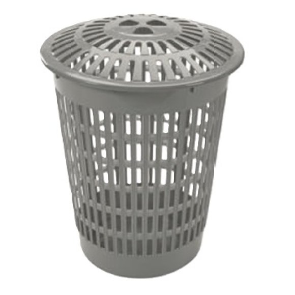 PORTA BIANCHERIA FORATO CON COPERCHIO - 60 LITRI 