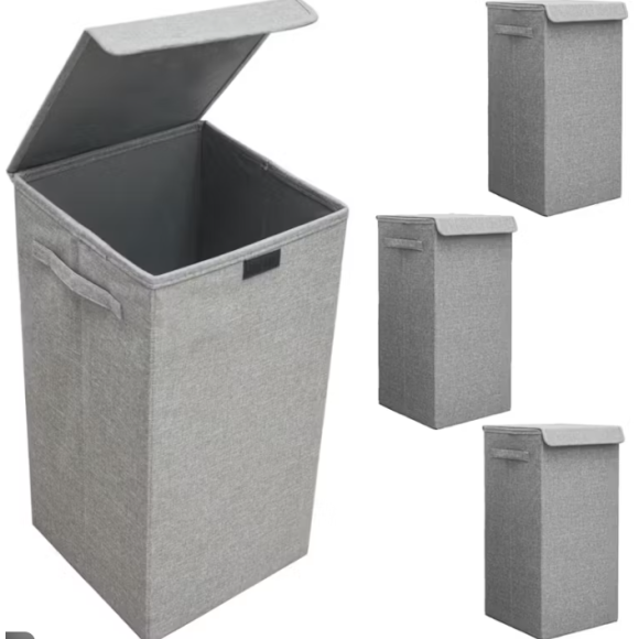 Porta Biancheria – 30×30×H60 cm – Sacca TNT / Tessuto Non Tessuto – Colori Assortiti – Contenitore Panni Sporchi