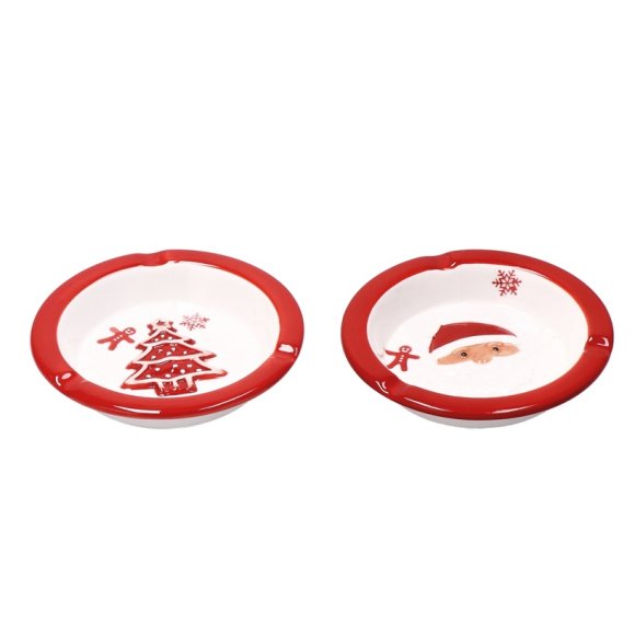 NATALE-POSACENERE IN CERAMICA- FANTASIE ASSORTITE