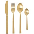 SET 24 POSATE ACCIAIO INOX "ALBA" - ORO OPACO