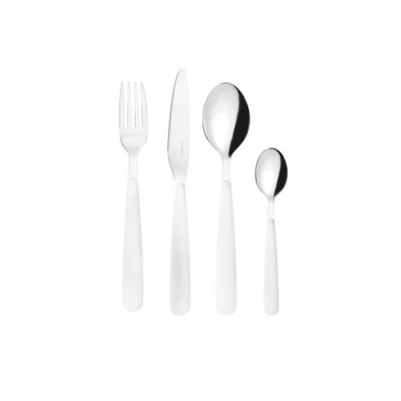 GUZZINI - SET 24 POSATE "POP" - BIANCO
