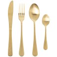 SET 24 POSATE ACCIAIO INOX "MARTA" - DORATO 