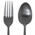 SET 24 POSATE ACCIAIO INOX "LUCIA" - NERO
