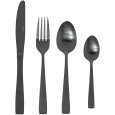 SET 24 POSATE ACCIAIO INOX "LUCIA" - NERO