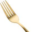 SET 24 POSATE ACCIAIO INOX "LUCIA" - ORO SATINATO