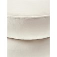 POUF VELLUTO "CHEROY" - BEIGE