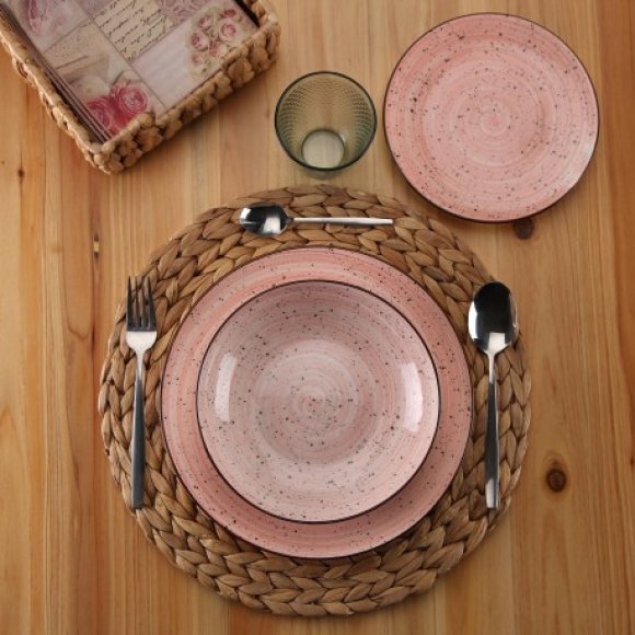 SERVIZIO 18 PIATTI "LUA" - ROSA