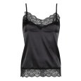 PURA - TOP IN RASO CON PIZZO COD.P0732M - COLORI ASSORTITI