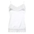 PURA - TOP IN RASO CON PIZZO COD.P0732M - COLORI ASSORTITI