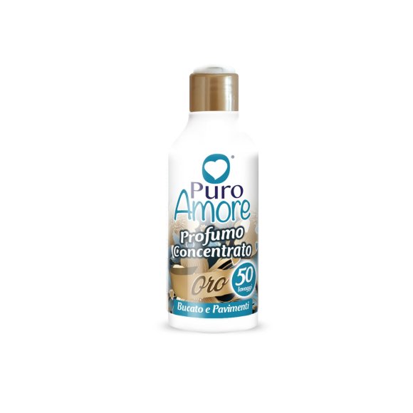 Puro Amore Profumo Concentrato Oro Bucato e Pavimenti 50 lavaggi