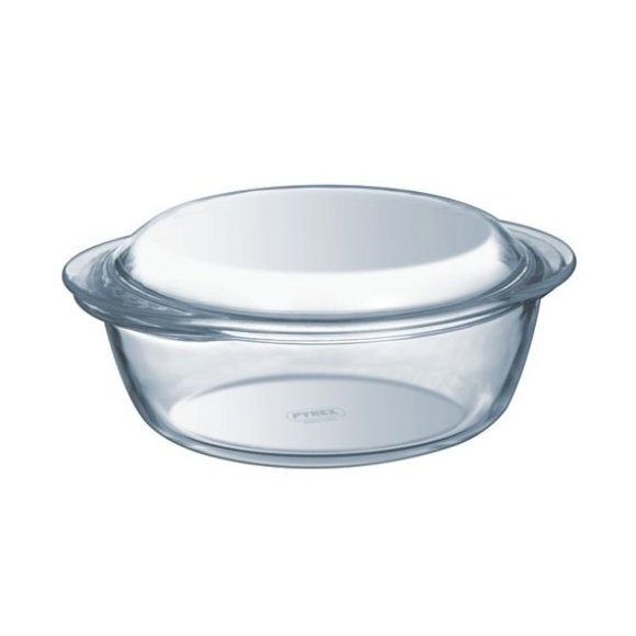 Casseruola Tonda Con Coperchio Trasparente Pyrex  - 2,1 Litri