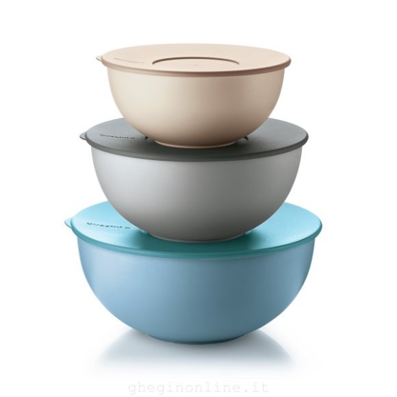 GUZZINI SET 3 CONTENITORI CON COPERCHIO "EVERYWHERE" 