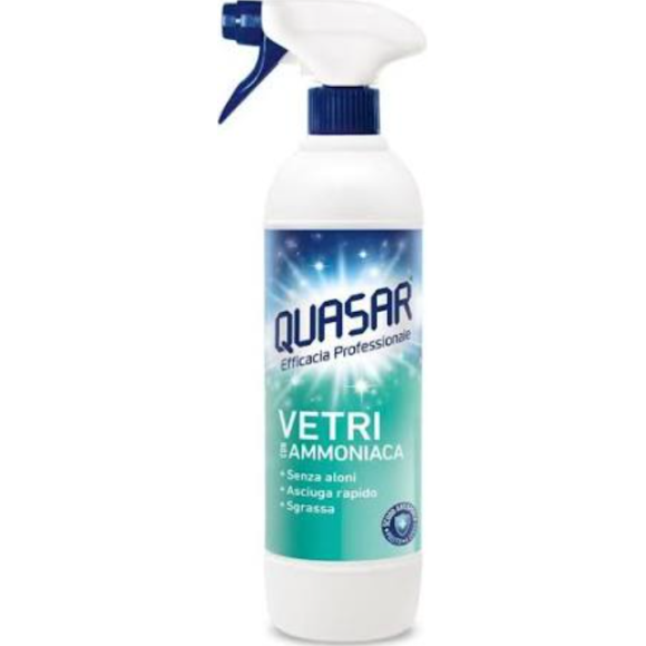 QUASAR VETRI CON AMMONIACA - 580 ML QUASAR VETRI CON AMMONIACA - 580 ML