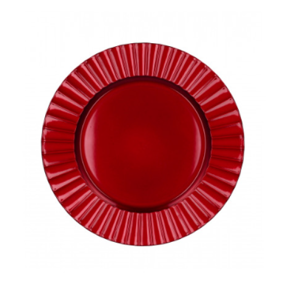 STAR-NATALE-SOTTOPIATTO RABAT NATALIZIO ROSSO DIAM33