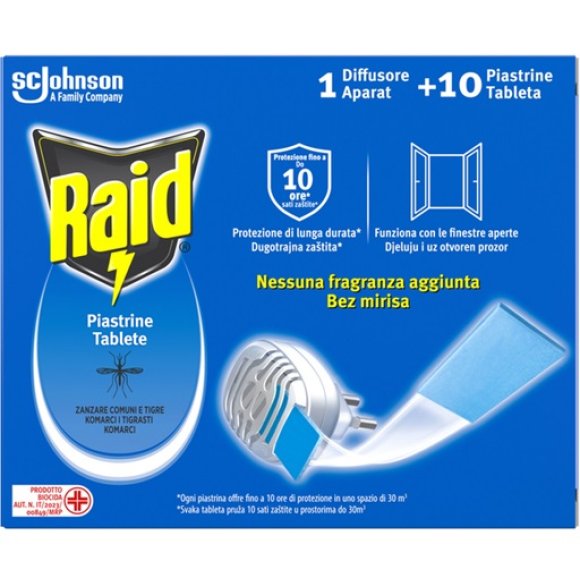 RAID ELETTRICO BASE + 10 PIASTRINE 