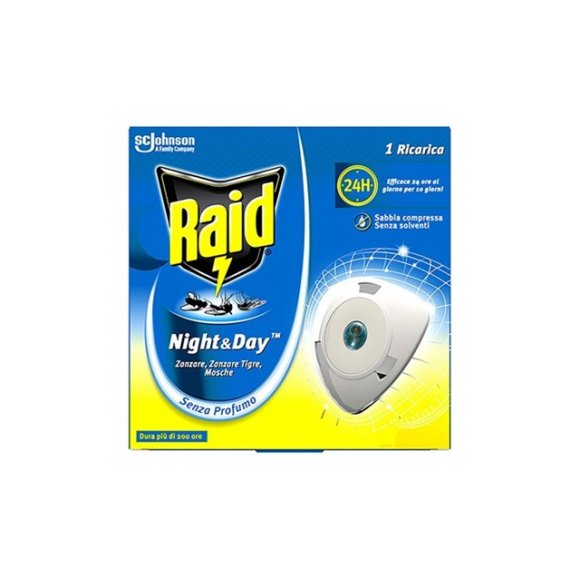 RAID NIGHT E DAY ZANZARE RICARICA 