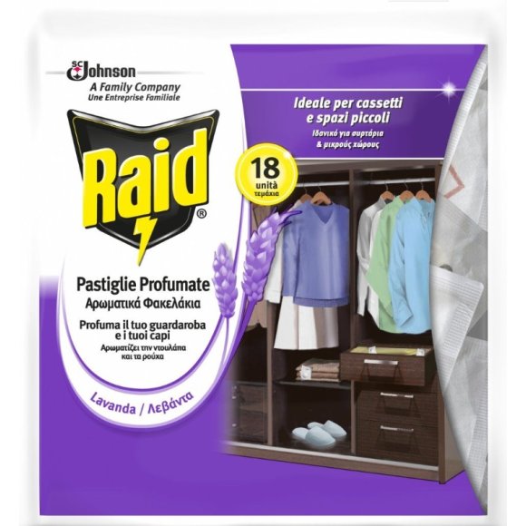 RAID TARME 18PZ PASTIGLIE LAVANDA