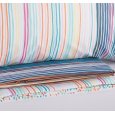 VIA ROMA 60 - COMPLETO LENZUOLA SINGOLO "RAINBOW" - BLU