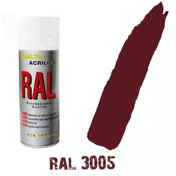 VERNICE SPRAY COD.RAL3005 - ROSSO VINO