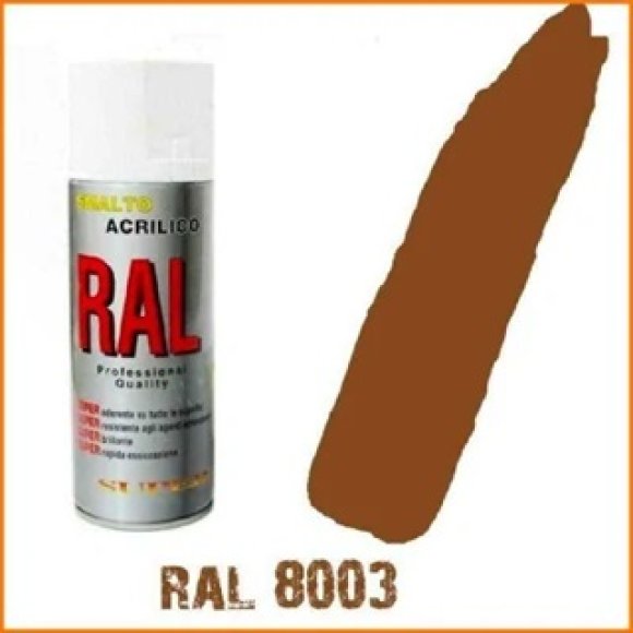 VERNICE SPRAY COD.RAL8003 - MARRONE CHIARO