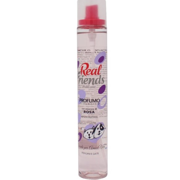 REAL FRIENDS PROFUMO PER CANE E GATTO ALLA ROSA 150 ML 
