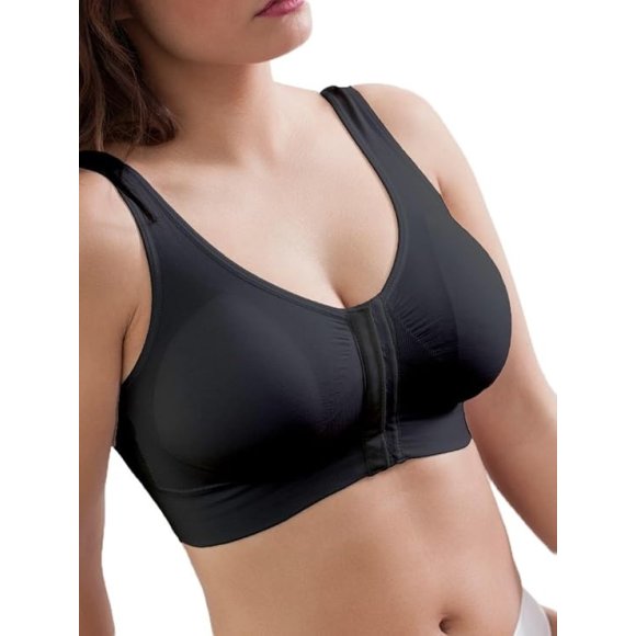 REGGISENO SELENE "LUISA" APERTO AVANTI - NERO