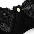 LAURA BIAGIOTTI - REGGISENO COD.990340 CON FERRETTO E PIZZO - NERO