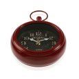 OROLOGIO DA PARETE IN METALLO - ROSSO