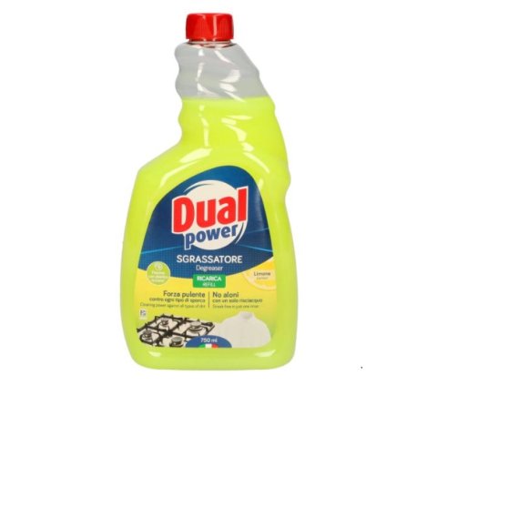 DUAL POWER SGRASSATORE RICARICA AL LIMONE - 750ML 