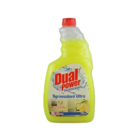 DUAL POWER SGRASSATORE RICARICA AL LIMONE - 750ML DUAL POWER SGRASSATORE RICARICA AL LIMONE - 750ML