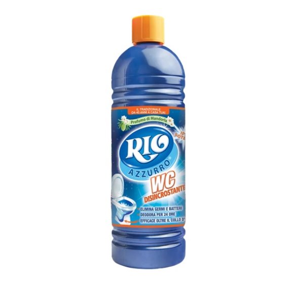 Rio Azzurro WC Disincrostante - Detergente Toilette al Profumo di Mandorla - 750 ml