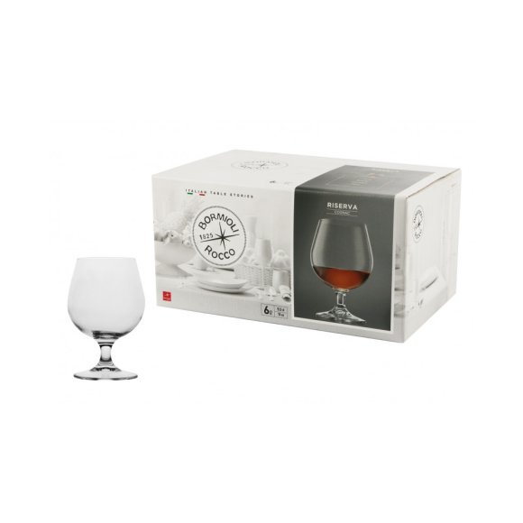 BORMIOLI - SET 6 CALICI RISERVA COGNAC 