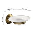 PORTA SAPONE "ROMANCE" - BRONZO